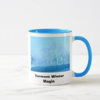 Taza PICT0392, magia del invierno de Vermont