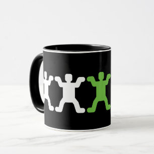 Taza Pictograma de la figura humana - Descanso