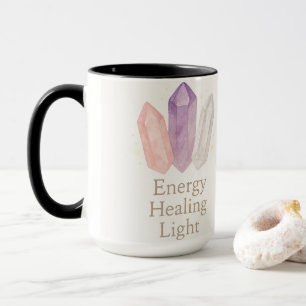 Taza Piedras energéticas y resplandor interior