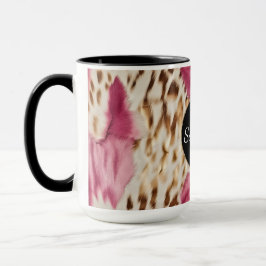 Taza Piel de vaca blanco Oro Oro Oro Oropeado Occidenta