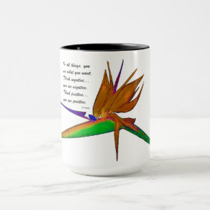 Taza Piense en el Personalizado positivo Coffee Mug