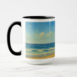 Taza Pier de Manhattan Beach con techo rojo