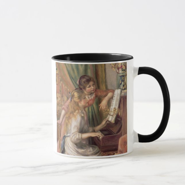 Taza Pierre A Renoir| Jóvenes Chicas en el piano (Derecha)