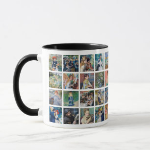 Taza Pierre-Auguste Renoir - Collage de cuadrícula de o