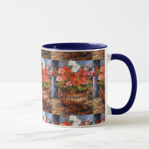 Taza Pierre-Auguste Renoir Geraniums en una cuenca de c