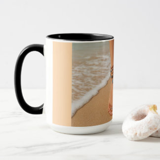 Taza Pies en la playa