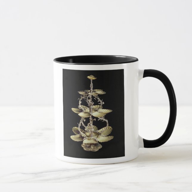 Taza Pieza central grabado en relieve de la tabla (Derecha)