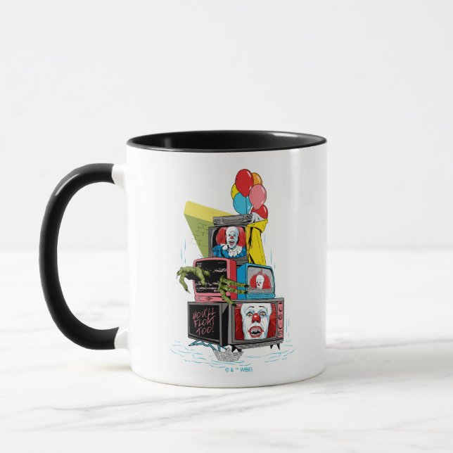 Taza Pila de TV clásica en Penny - También flotarás (Izquierda)