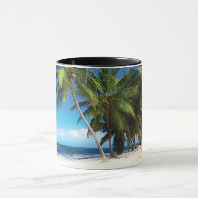 Taza Pilar de tiro de playa exótica (Centro)