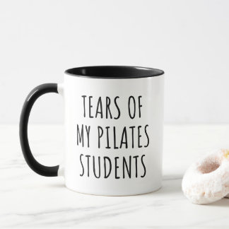 Taza Pilates Instructor Mug Student Tears Fitness Humor
