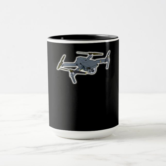 Taza Piloto de drones Quadcopter piloto (Centro)
