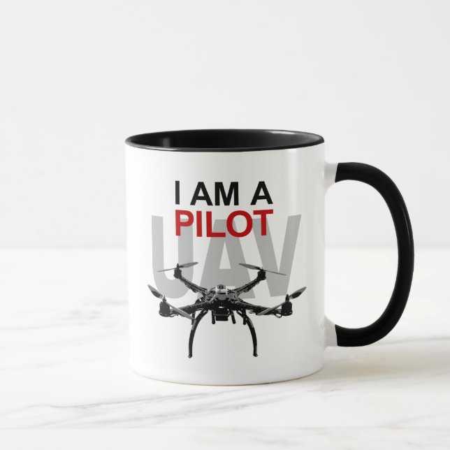 Taza Piloto del UAV Quadpilot Quadcopter (Derecha)