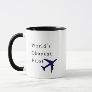 Taza Piloto Más o Menos del Mundo,Cita Divertida y Geni
