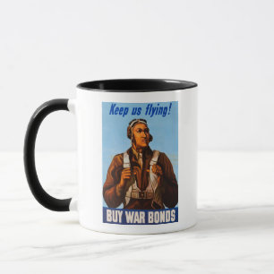 Taza Pilotos de caza afroamericanos de la Segunda Guerr