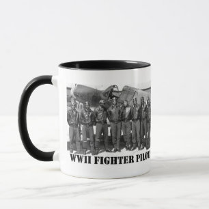 TAZA PILOTOS DE LUCHA CONTRA LA SEGUNDA GUERRA MUNDIAL