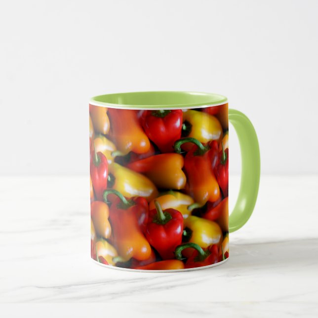Taza Pimientos rojos y amarillos (Anverso derecho)