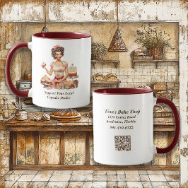 Taza Pin Up Chica Home Bakery Coffee