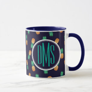 Taza Piñas en monograma de la marina de guerra el  
