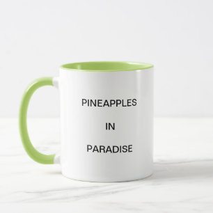 Taza Piñas en Paradise Mug por Susie Cassens