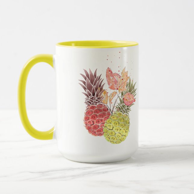 Taza Piñas, parejas dulces. (Izquierda)