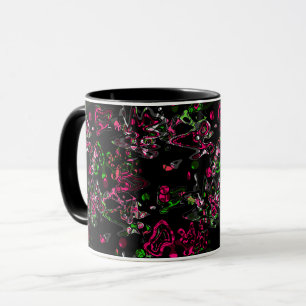 Taza Pincel abstracto de salpicaduras moderno elegante