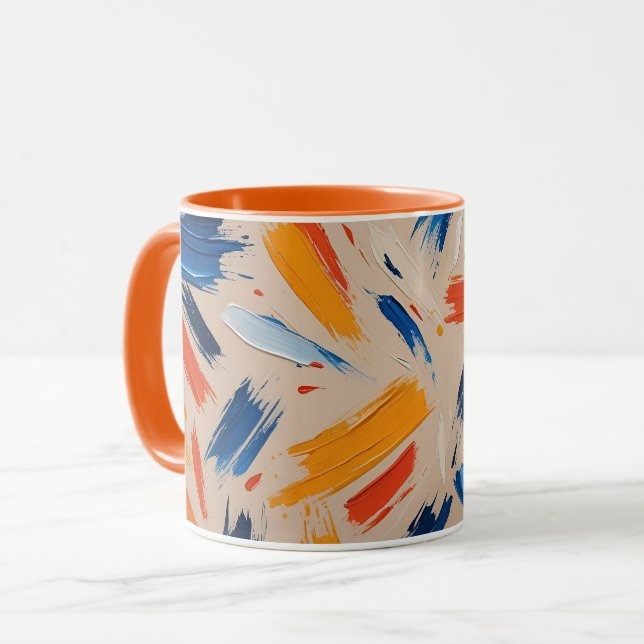 Taza Pincel de pinturas vibrantes (Anverso izquierdo)