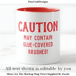 Taza Pinceles de descomposición Personalizado de citas