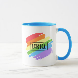 Taza Pinceles LGBTQ arcoiris
