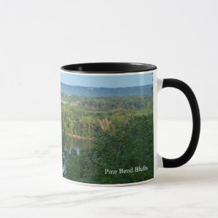 Taza Pine Bend Bluffs con vistas al río Misisipi