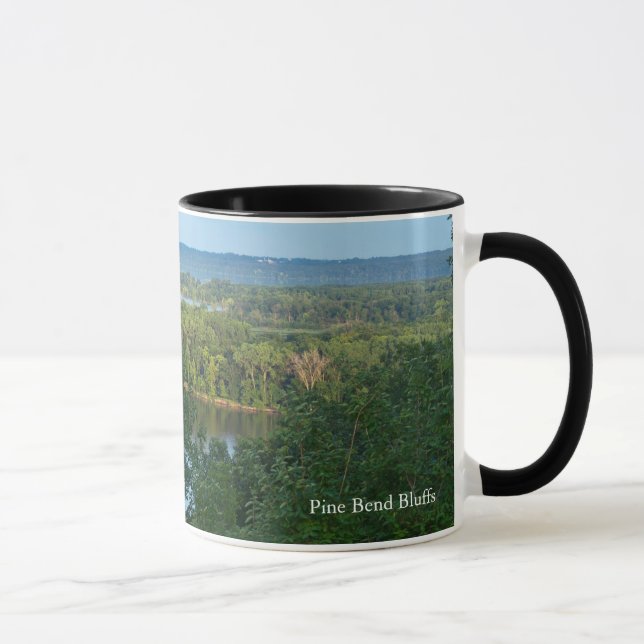 Taza Pine Bend Bluffs con vistas al río Misisipi (Derecha)
