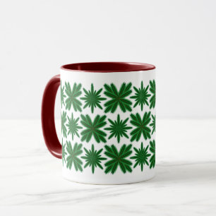 Taza Pine Snowflakes Mug 11oz.