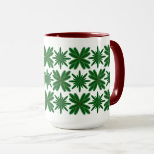 Taza Pine Snowflakes Mug 15oz.