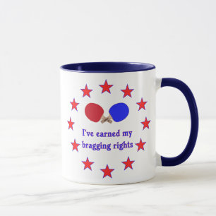 Taza Ping Pong con derechos alarmantes
