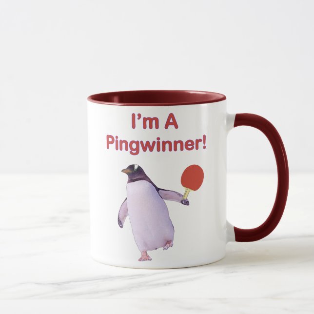 Taza Ping-pong del pingüino de Pingwinner (Derecha)