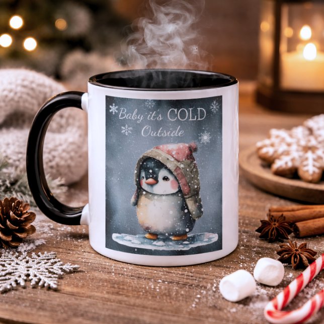 Taza Pingüino de Baby It's Cold Outside  (Subido por el creador)