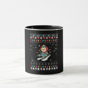 Taza Pingüino de esquí Navidad