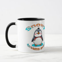 Pingüino de nieve Mug