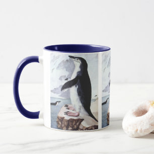 Taza Pingüino de Penacho Amarillo, Aves Antiguas de la 