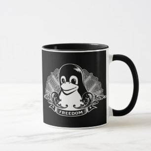 Taza Pingüino de Tux - (Linux, Open Source, Copyleft,