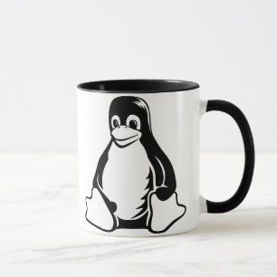 Taza Pingüino de Tux - (Linux, Open Source, Copyleft,
