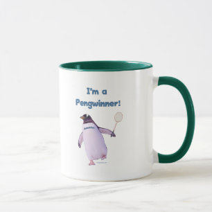 Taza Pingüino del bádminton