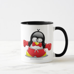 Taza Pingüino del boxeo