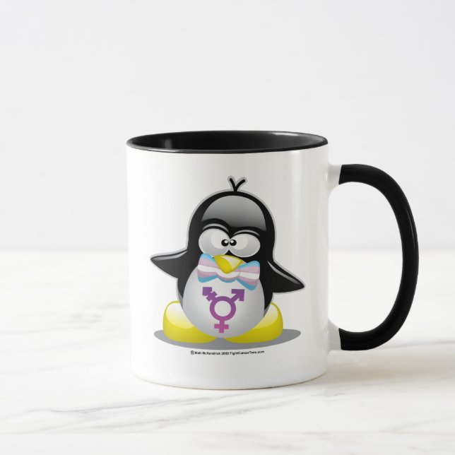 Taza Pingüino del transexual (Derecha)