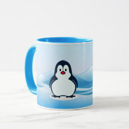 Taza Pingüino en Frigid Landscape Design Coffee Mug
