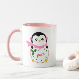 Taza Pingüino Mug, Navidades personalizados
