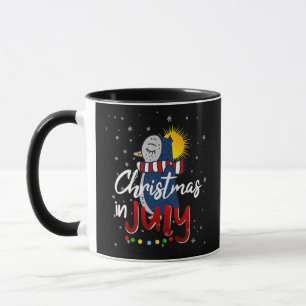 Taza Pingüino Navidad En Julio Pingüino Hawaiano Verano