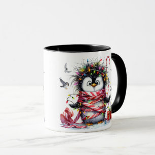Taza Pingüino Navidades