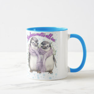 Taza Pingüino Padre e Hijo Mug "Amabilidad+Fundición+To