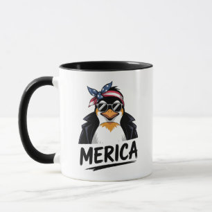 Taza Pingüino resiste a los pingüinos en protesta contr
