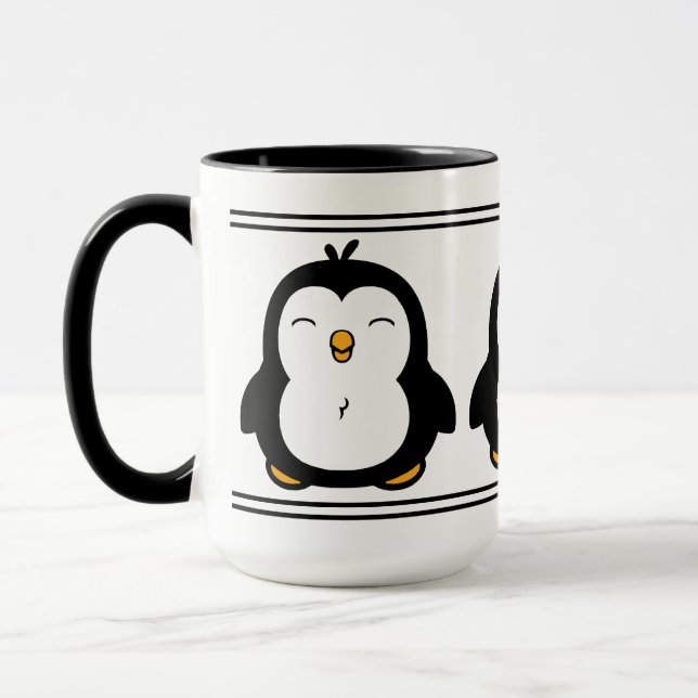 Taza Pingüinos Cuestos (Izquierda)